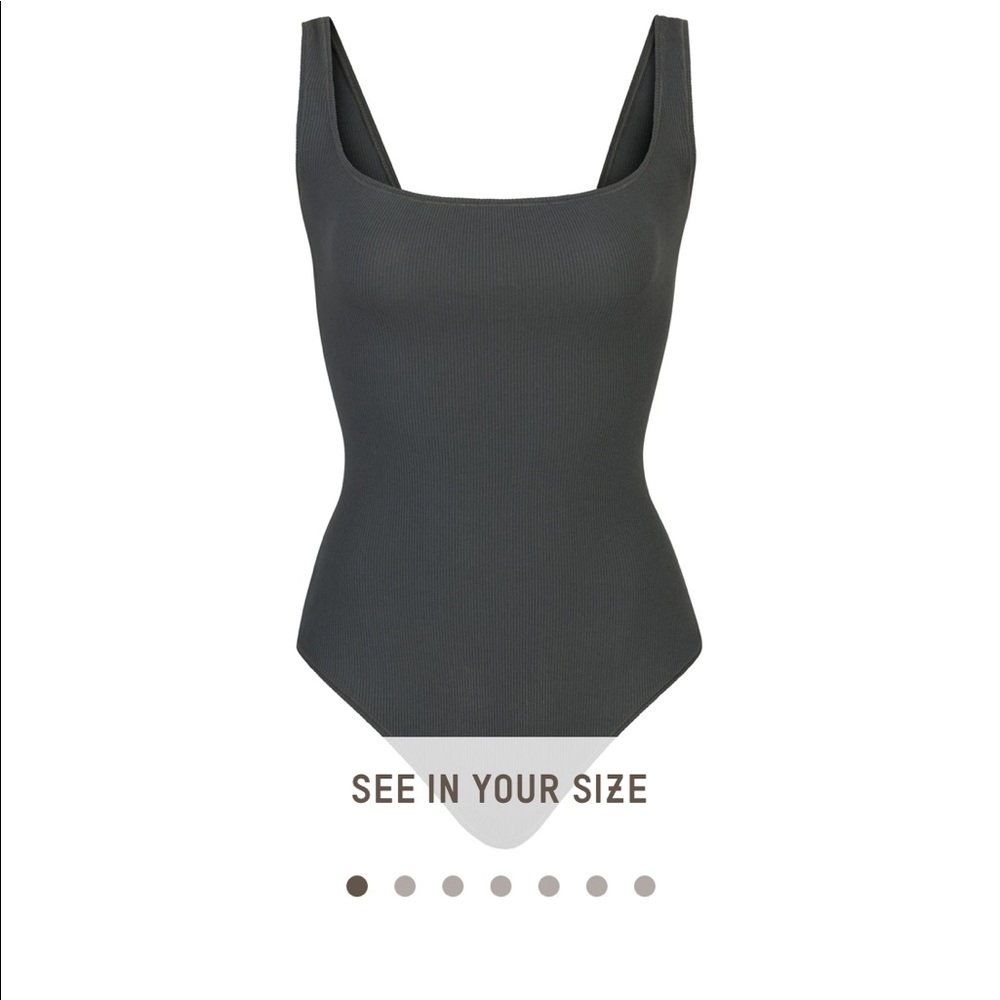 SKIMS Cotton Rib Bodysuit